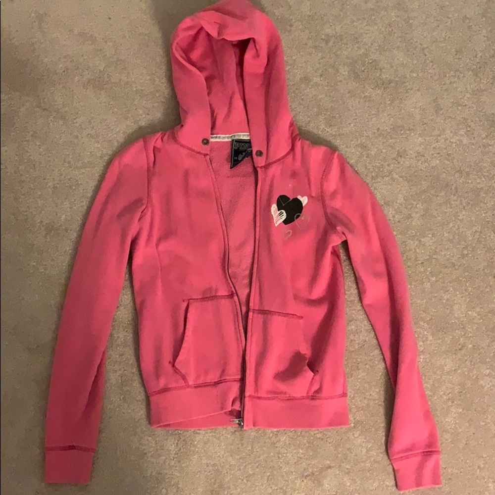 Victoria’s Secret Pink zip up sweatshirt